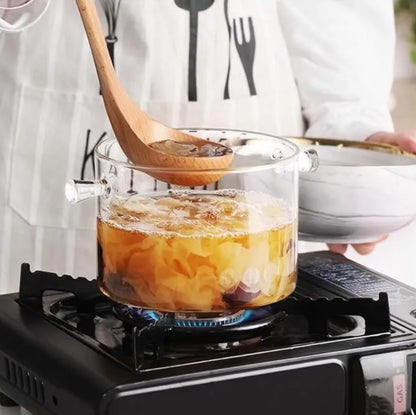 🍲 GlassChef™ | Olla de Vidrio Templado Premium 🔥 Elegancia y Resistencia en tu Cocina 👨‍🍳