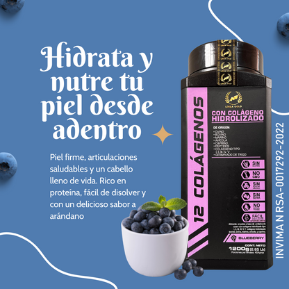 💎 ¡Potencia tu salud y belleza con los 12 colágenos hidrolizados premium! 🌟