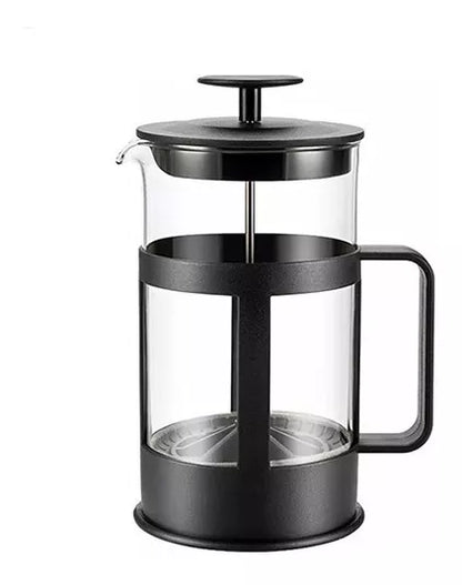 ☕✨ Cafetera de Prensa Francesa de Vidrio Borosilicato y Acero Inoxidable - 350 ml 🫖💎