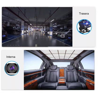 🚗 Dash Cam 3 Lentes | Full HD 1080p | Protección Total en Carretera