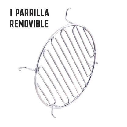 🔥 GrillTek™  Barril — El Asador Compacto que Enciende Grandes Momentos..12 Libras