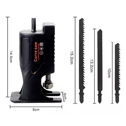 🔧 Convierte tu Taladro en Sierra ⚙️ | Adaptador 2 en 1 Potente y Versátil 🪚