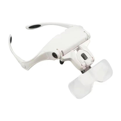 🔍 Visión de Precisión 👓 | Gafas Lupa 5 en 1 con Lentes Intercambiables 🔧
