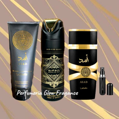 🔥 EL COMBO QUE IMPONE 🔥 Asad + Oud + Hidratación + Estilo. Todo en uno.