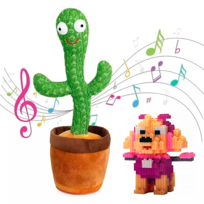 🧩🌵 SmartPlay Duo™ – Combo Armatodo + Cactus Musical Desarrolla, construye y baila sin parar.