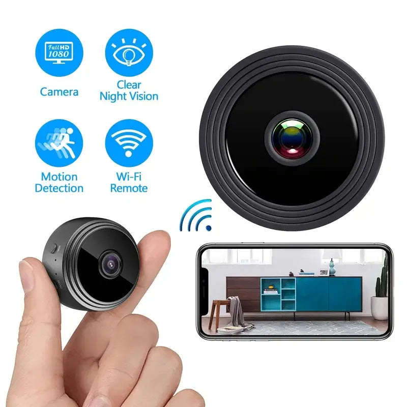 🔒 EyeGuard Mini™ – Cámara Espía WiFi de Alta Seguridad y Detección Inteligente