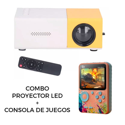 🕹️📽️ PlayMax Pro™ – Combo Proyector + Consola Retro