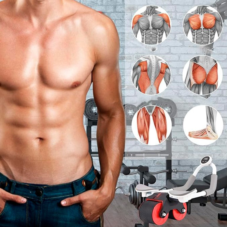 🚀FitRoll Pro™ – Rueda inteligente con temporizador y código🔐