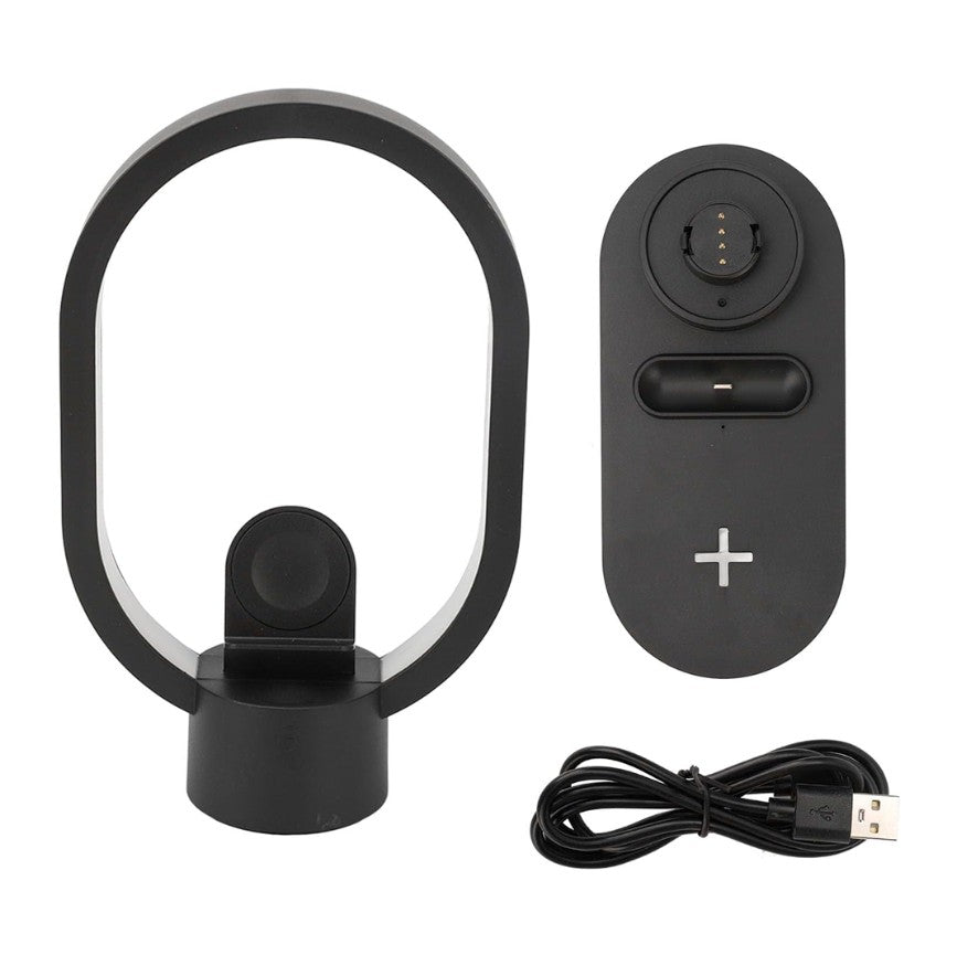 🔋 NightCharge Pro™ – Cargador Inalámbrico 4 en 1 con Luz Nocturna y Carga Rápida de 15W