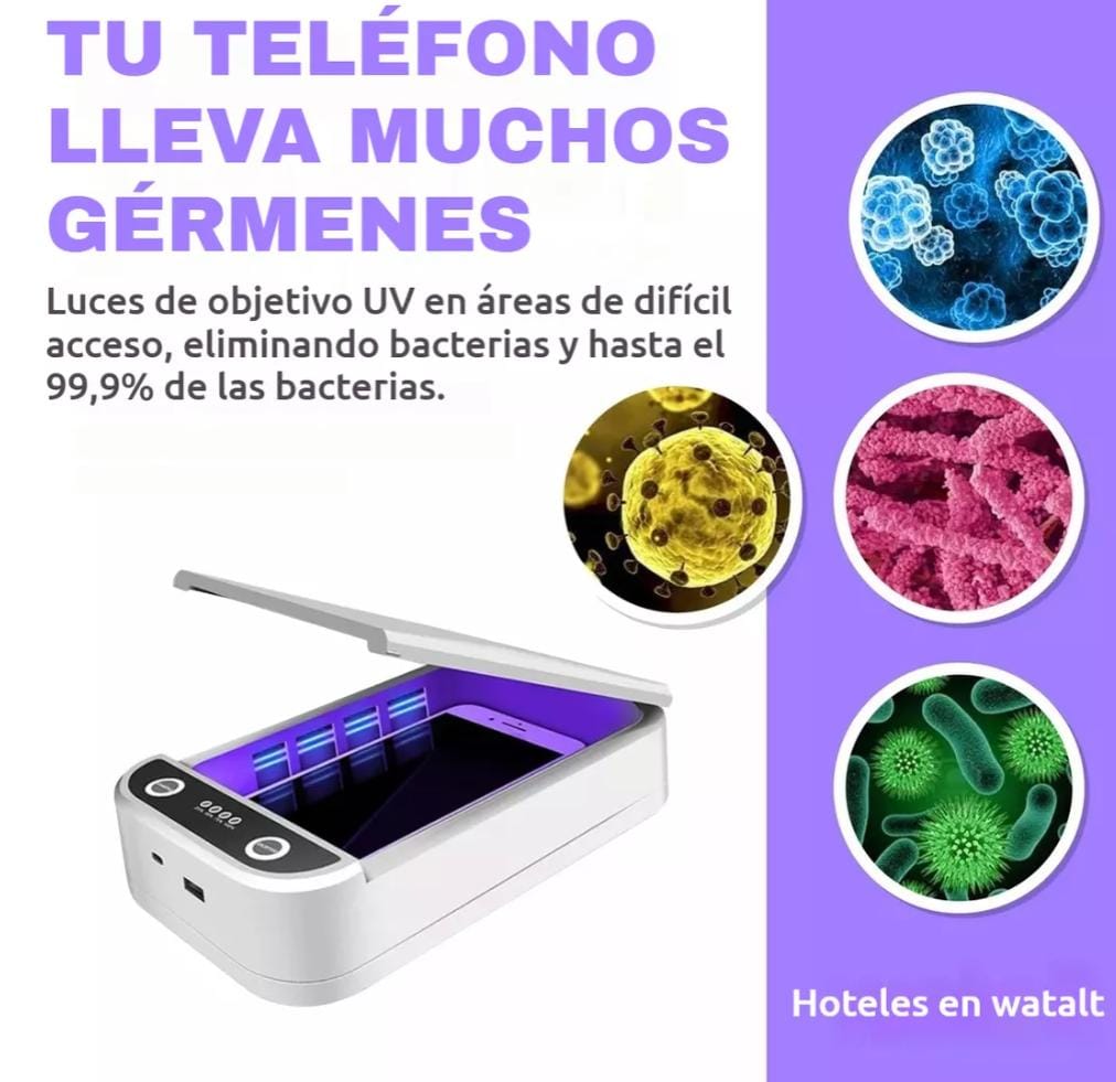 🧼 SteriBox™ | Esterilizador Portátil de Objetos con Luz UV 💡 Higiene Total en Segundos