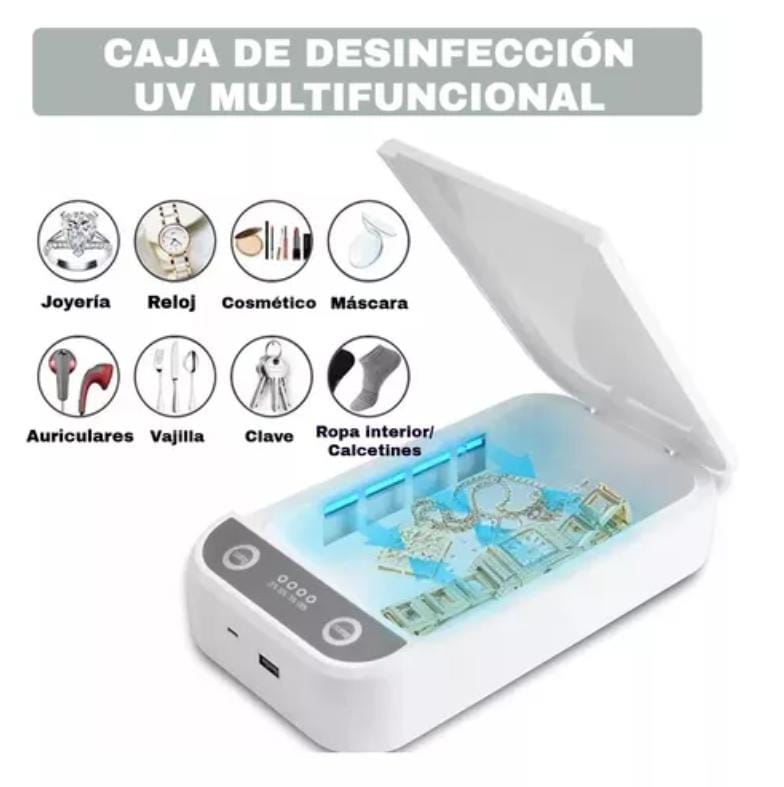 🧼 SteriBox™ | Esterilizador Portátil de Objetos con Luz UV 💡 Higiene Total en Segundos