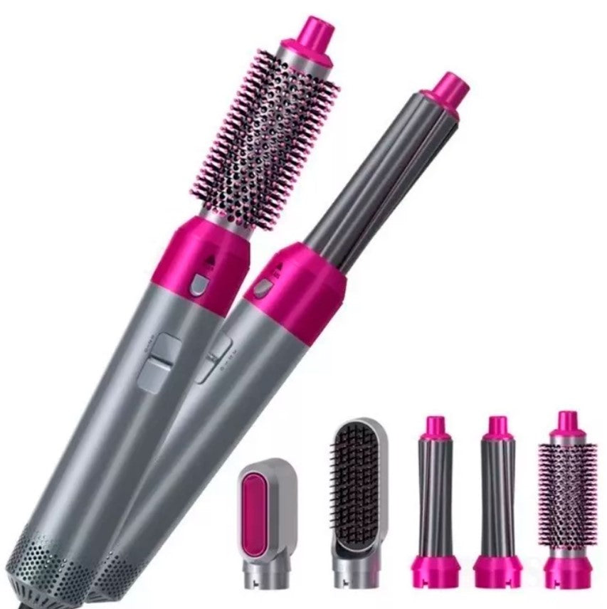 ✨ CEPILLO MÁGICO 5 en 1 🔥💨 Alisa, Moldea y Da Volumen en Minutos 💁‍♀️