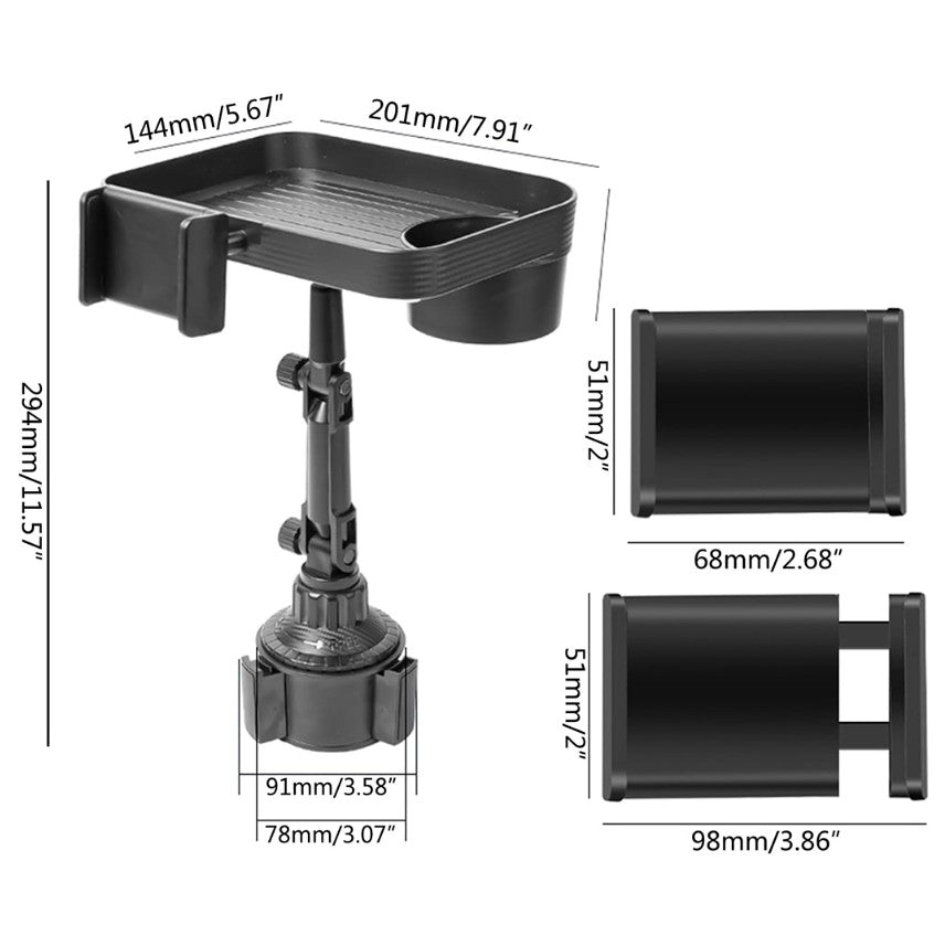 AutoSnack Pro 🍔📱 Soporte 2 en 1 para Comida y Celular