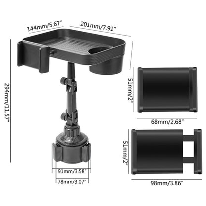 AutoSnack Pro 🍔📱 Soporte 2 en 1 para Comida y Celular