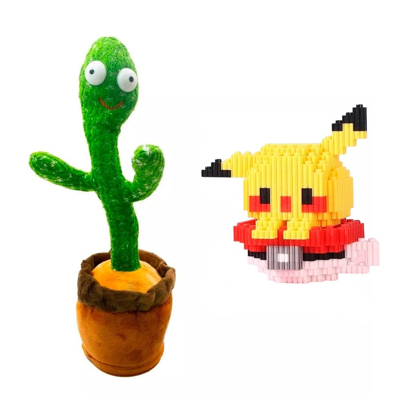 🧩🌵 SmartPlay Duo™ – Combo Armatodo + Cactus Musical Desarrolla, construye y baila sin parar.
