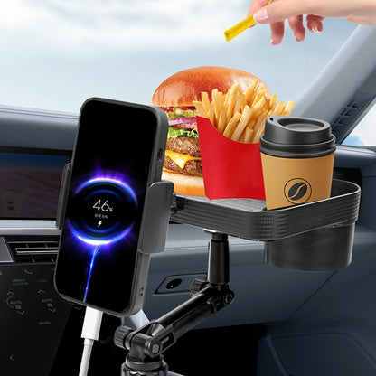 AutoSnack Pro 🍔📱 Soporte 2 en 1 para Comida y Celular